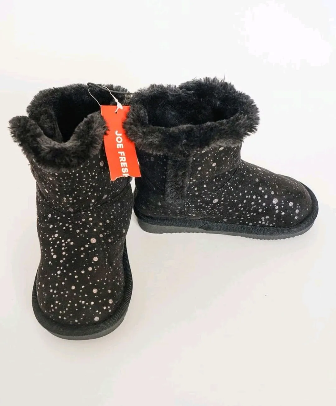 GIRL SIZE 9 TODDLER - JOE FRESH Black Lined Boots NWT B20