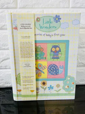 Little Wonders Unisex Baby Journal & Keepsake Box